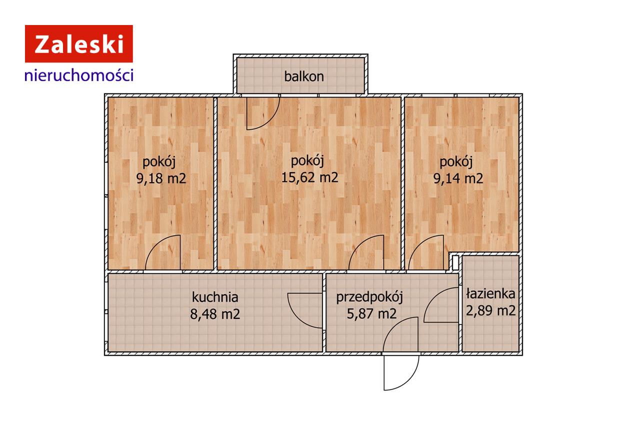 Mieszkanie na sprzedaż, trzypokojowe, Gdańsk, Przymorze, ul. Chłopska